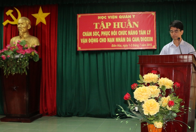 Tham gia tập huấn chăm sóc, phục hồi chức năng tâm lý vận động cho nạn nhân chất độc da cam/dioxin